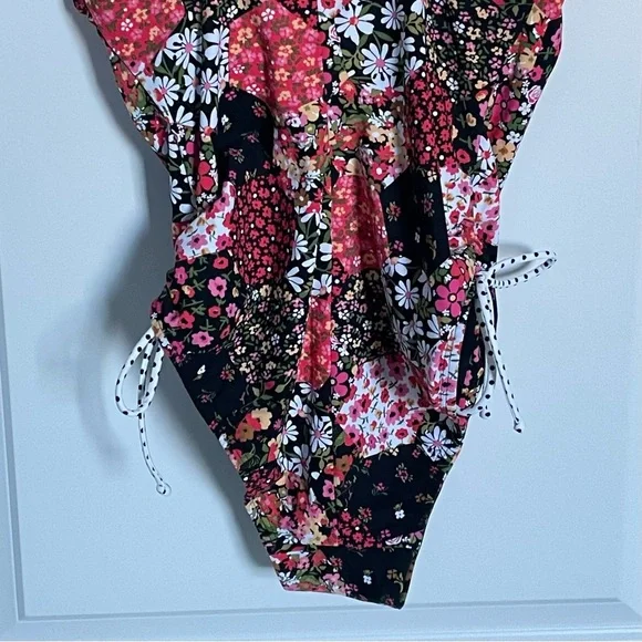 New! Skinny Dippers Jellyroll Rosalina Floral One Piece Swimsuit 35119 - Picture 9 of 12